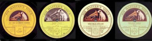 Gramophone Company Labels, Various